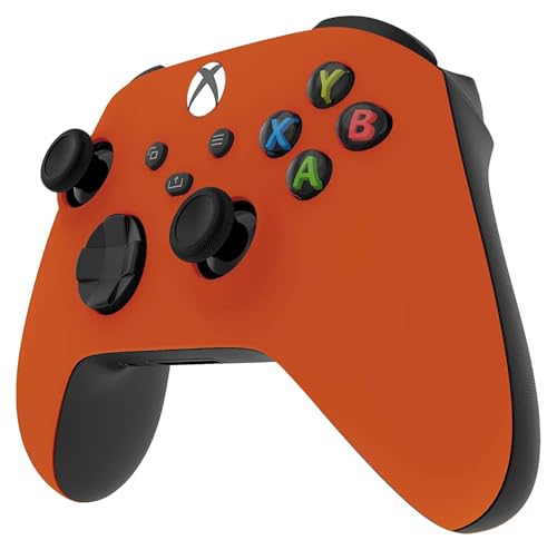 Image of Custom Controllerzz Wireless Controller for Microsoft Xbox Series X /S & Xbox One - Soft Touch Feel - Custom Xbox Series X /S Controller (X /S Orange)