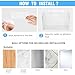 Pensino 2 Pack Adhesive Cabinet Door Organizer Storage Caddy, Clear Lid Organizer Inside Cabinet Wall Mounted Pantry Door Caddy for Food Container Lid Kitchen Under Sink Basket (Clear)