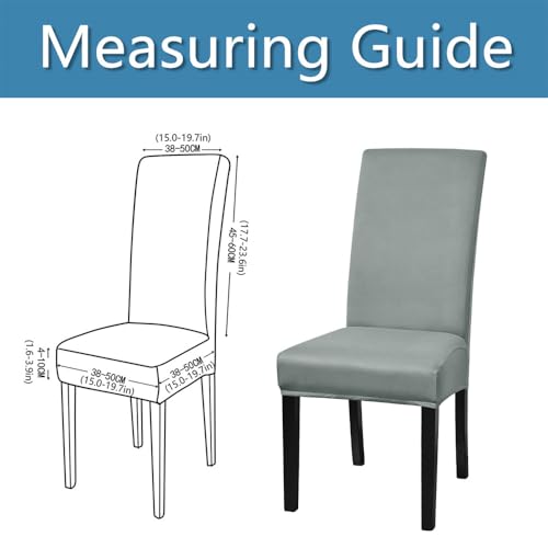 Housse de chaise imperméable anti-tache : la solution extensible pour salle à manger - 4
