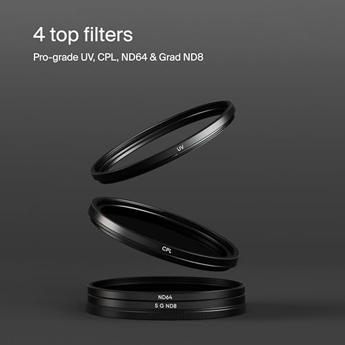 Urth Kit de Filtros UV, Polarizador Circular, ND64, Graduado Suave ND8 para Objetivo 67 mm (Plus+) - imagen 2