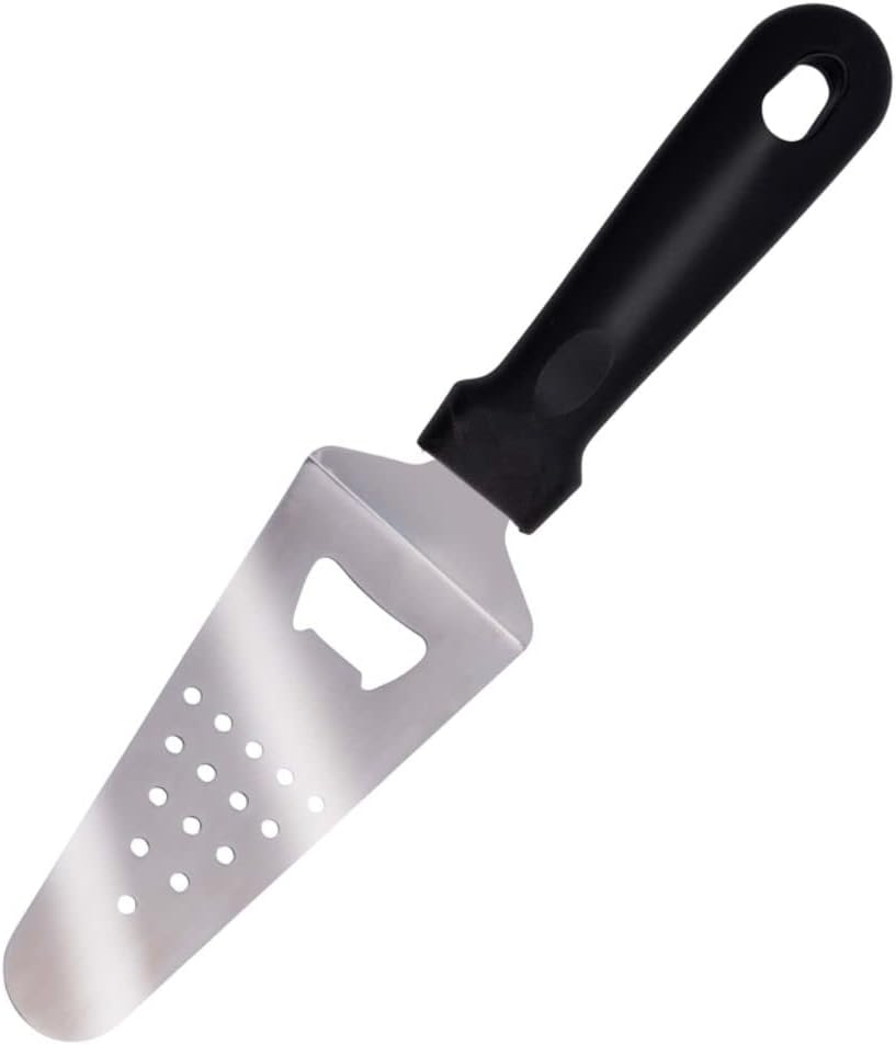alpina Pizza Set - 3 Piece Shovel/Cutter/Shovel with Bottle Opener - Stainless Steel