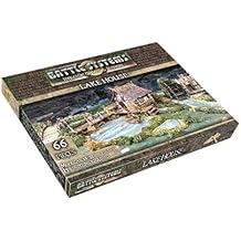 Battle Systems BSTFWE004 Fantasy Terrain Lake House - 28mm Fantasy Multi Level Buildings Modular 3D Scenery