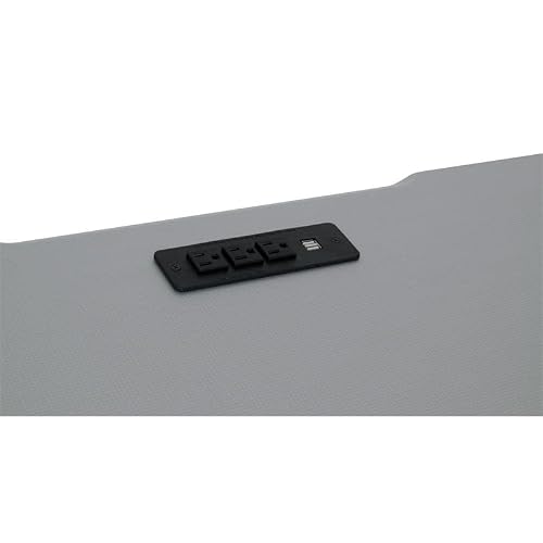 Sd Studio Designs Zone Gaming Table, Black,Silver #TOP7