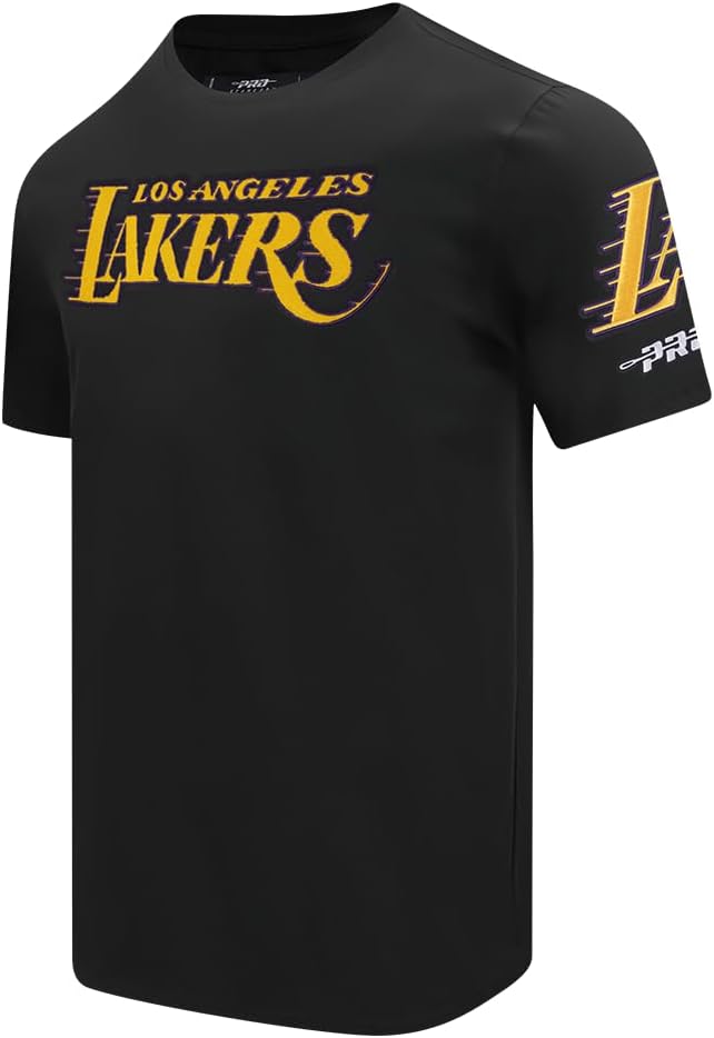 Pro Standard Mens NBA Los Angeles Lakers Luka Doncic #77 Classic Player Short Sleeve Tee Black S - Image 3