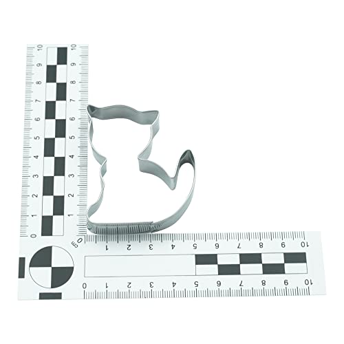 BekkiB - 5er Set 'Farm' - Ausstechformen Traktor, Hund, Katze, Pferd & Kuh - Spülmaschinengeeignete Ausstechformen aus Edelstahl - Zum Backen für Plätzchen - 998853