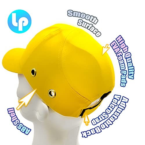 Lucent Path Yellow Baseball Bump Cap Hard Hat Helmet Safety Cap For Men And Women #TOP3