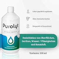 Purolyt Desinfektionskonzentrat 500ml HOCl Gewächshaus Hydrokultur – Ansicht 2