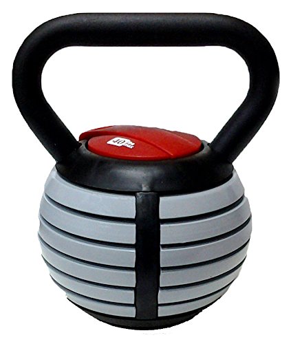 CFF Adjustable Russian Kettlebell Weights Includes DVD, 40-Pound