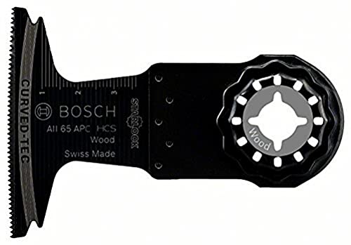 Bosch Accessories Professional 1x HCS Tauchsägeblatt AII 65 APC (für Weichholz, 40 x 65 mm, Zubehör Multifunktionswerkzeug) – Ansicht 1
