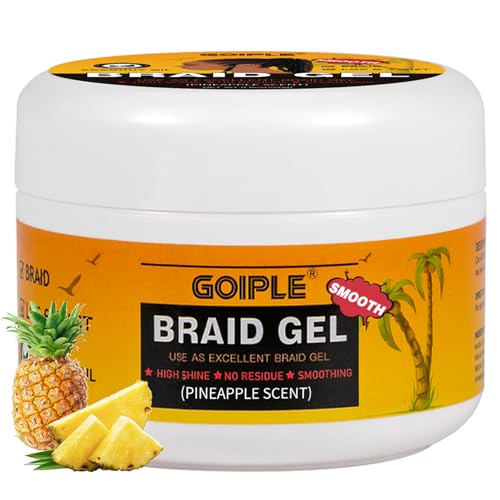 8.8 OZ Large Capacity Family Pack Smoothing Braiding Gel for Twist Locs Braids Edge Control Cornrows - Strong Hold No Flake Tames Frizz No Alcohol