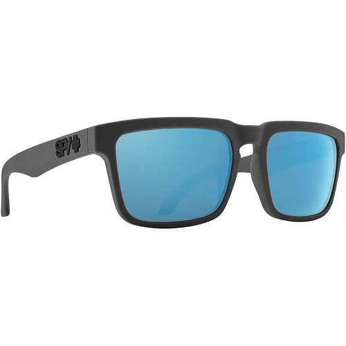 Spy Optic Helm, Square Sunglasses, Color and Contrast Enhancing Lenses