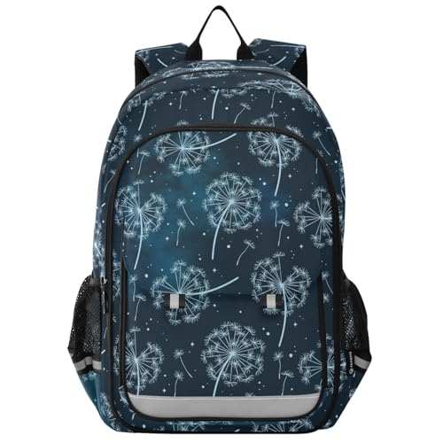 Sac à dos ordinateur enfants A1730 motif pissenlits pour lycée et voyage