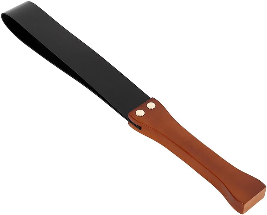Sex Leather Paddle for Adult BDSM, 20.07" Adult Leather Paddle Sex Play, Adult Sex Leather Paddle Flogger Spanking with Unique Design for Couples Flirt Play Fetish Cosplay