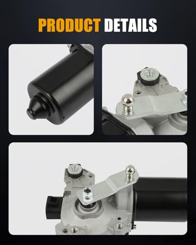 Image of ROADFAR Front Windshield Wiper Motor for Chevrolet for Avalanche 1500 2004 | For Cadillac For Escalade ESV 2004|For GMC For Sierra 3500 2004|For Yukon 2004|For Yukon XL 2500 2004|OE 88958371|6 Pins