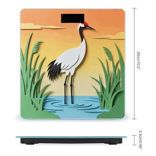 Báscula Digital de Baño Elegante con Pantalla LCD Grande miniatura 2