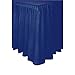 Plastic Navy Blue Table Skirt, 14ft