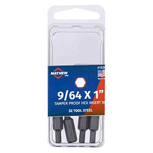 Embout hexagonal SAE 9/64 inviolable de sécurité 1 pouce pour visseuse - 2