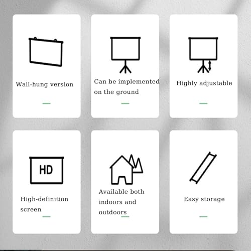 Pantalla portátil retráctil 60in 16:9 para proyector miniatura 2