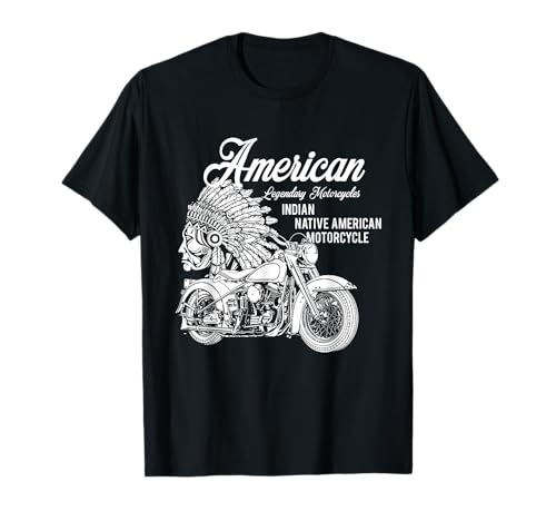 Motorcycle Indian Native American Bikers Gift T-Shirt