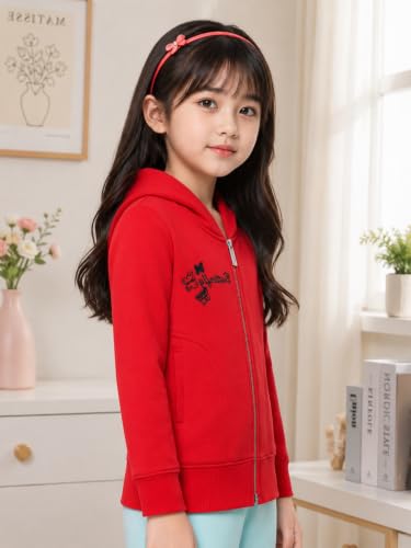 Image of ADBUCKS Girl's Cotton Hooded Sweatshirt