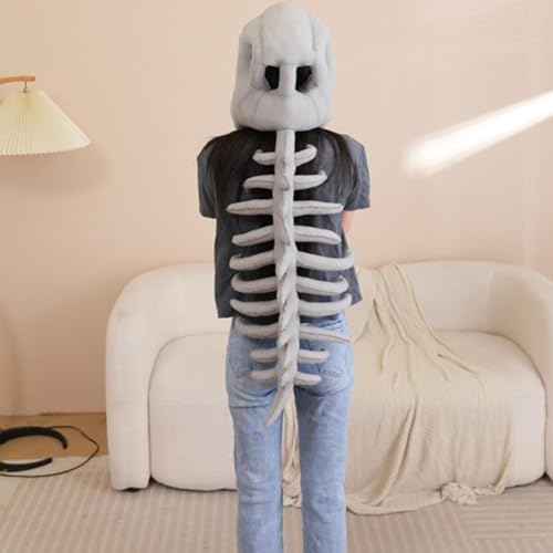 Coiffe squelette de dinosaure originale pour cosplay et spectacles - 8