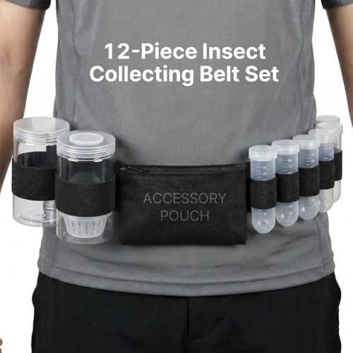 11-Piece Insect Collecting Belt Set