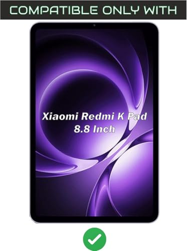 Image of Screen Guard Compatible With Xiaomi Redmi K Pad Tab (8.8 inch Inch Tablet) Flexible Fiber Screenguard Not a Tempered Glass Screen Protector