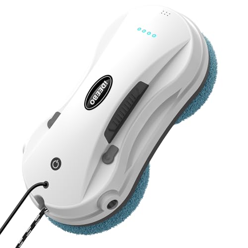 iDEEBO C200B Raamreinigingsrobot, raamrobot met 2-voudig sproeisysteem, automatische routeplanning, meervoudige bescherming, elektrische raamreiniger voor het reinigen van verschillende soorten ramen