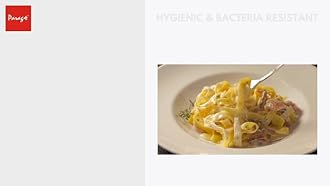 Parage 12 Pieces Stainless Steel Dinner Forks Set - Fork Set for Home and Kitchen, 12-Pieces Fruit Fork for Dining Table, Shiny and Sturdy Handle Forks with Round Edge