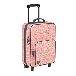 LÄSSIG Spooky Kindertrolley, voor meisjes, reiskoffer, met inpakriemen en wieltjes, voor kinderen, Spooky Peach, 46 cm…