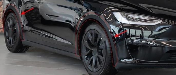 Embellecedor de guardabarros para Tesla Model X 2016-2024 delantero derecho 7