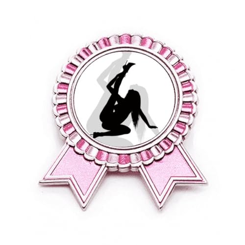 Broche femme trompeuse Rose en métal M : l'accessoire parfait pour un mariage