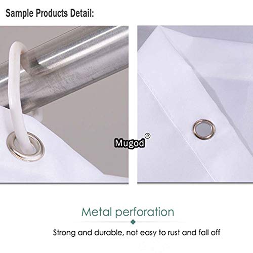 Mugod Frog Shower Curtains a Cute Cartoon Happy Frog Mascot Character Decorative Bathroom Waterproof Fabric Shower Curtain with 12 Hooks 60 x 72 Inches by Mugod - Image 5