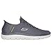 Skechers Men's Summits High Range Hands Free Slip-in Sneaker, Charcoal, 10