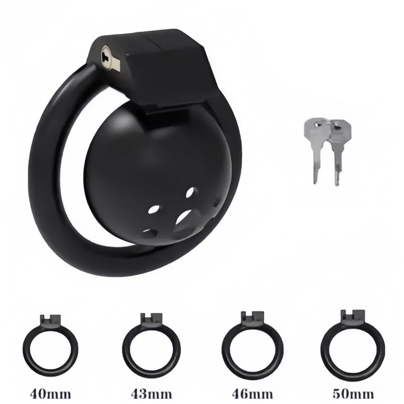Caja Protectora De Entrenamiento De Novedad, 4 TamañOs De Accesorios De Anillo, Dispositivo De Asistencia Sexual, Se Puede Llevar Durante Mucho Tiempo, Regalo De Pareja (Multi-Color)