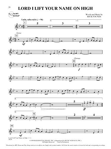 Top Praise & Worship Instrumental Solos: Trumpet (Book & CD) (Instrumental Solo Series) - Thumbnail 4