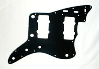 (B24) Custom Quality Guitar Pickguard Fits Jazzmaster ,3ply Black