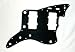 (B24) Custom Quality Guitar Pickguard Fits Jazzmaster ,3ply Black