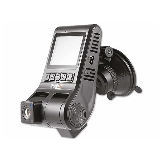 Technaxx FullHD Dual Dashcam für das Auto mit 120° Front- und 80° Innenkamera - Akku, Medienwiedergabe, Bewegungserkennung, Parküberwachung, Tonaufzeichnungen mit Mikrofon - Auto Kamera TX-185