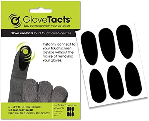 GloveTacts Ultra Thin Conductive Touch Screen Stickers for Gloves: The Easiest Way to Make Gloves Touch Compatible