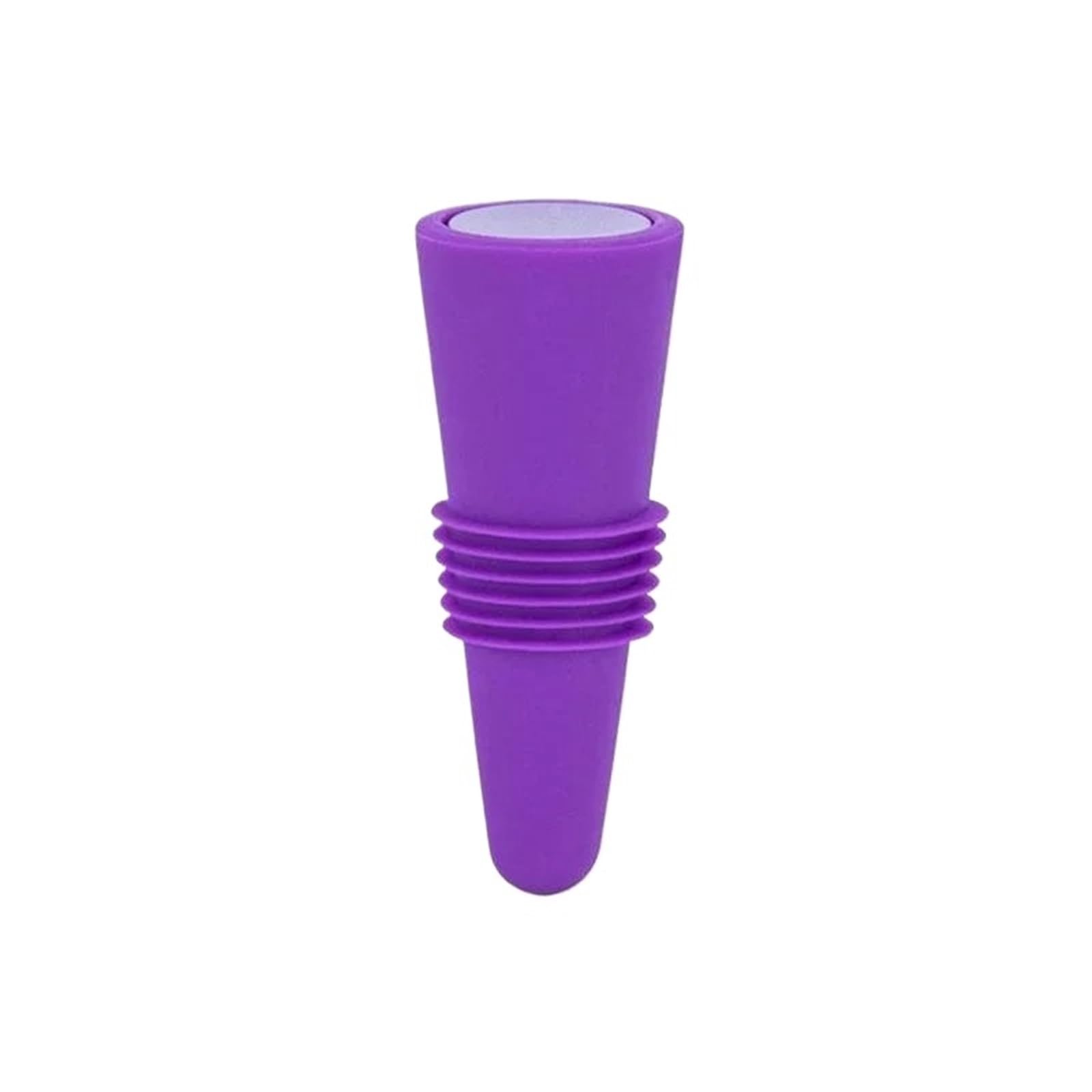 Ensemble de Bouchons Bouteilles vin et Boissons, 10 pièces, Anti-Fuite, scellage for Champagne, Bouchon économiseur en liège réutilisable pour Les Fêtes Et Les Réunions(Purple)