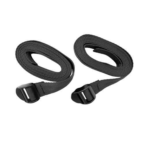 POLISPORT 8015000025 – Cinghie di Fissaggio per Rimorchio, Passeggino e Bici Cargo – Ricambio Compatibile con Riduttore di Seduta Mini Pelican, Nero