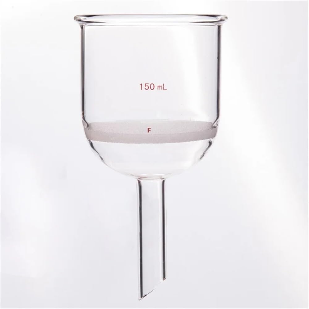 Vetreria da laboratorio Imbuto filtrante 30-150 ml con piastra di sabbia in vetro borosilicato F60(F604060X)