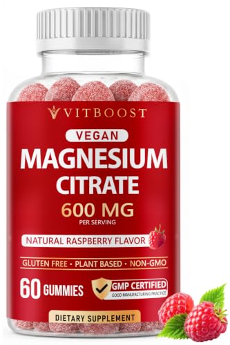 Image of VITBOOST Magnesium Citrate Gummies 600mg - Calm & Relaxation - 60 Count