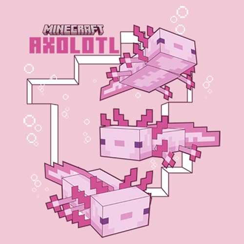 Girl's Minecraft Axolotl T-Shirt2