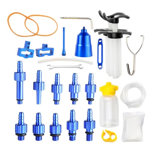 Cycling Hydraulic Brake Bleed Kit, Biking Brakes Bleed Kits, 7,48 x 4,33 x 2,36 pulgadas a prueba de fugas, cuerpo de aluminio ligero, precisión Steering Sports Use, Rim and Mountain