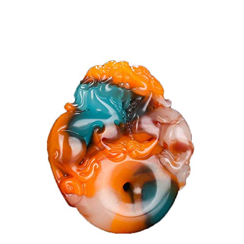 Pendentif dragon en jade de Hetian pour casser la monotonie de vos pulls d'hiver