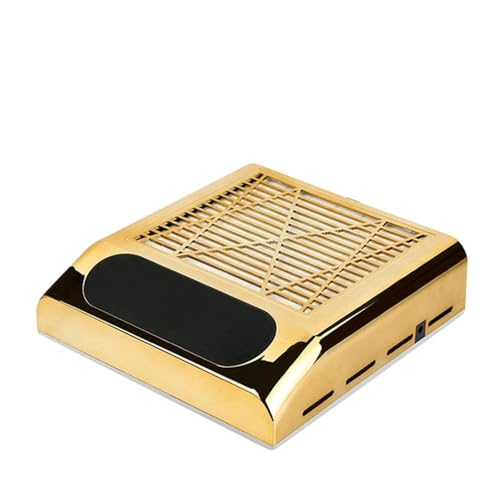 �l�C�� �W�o�@ Big Power Vacuum Nail Dust Collector For Manicure Nails With Fitter Fan Cleaner For ����T�����p(Gold)
