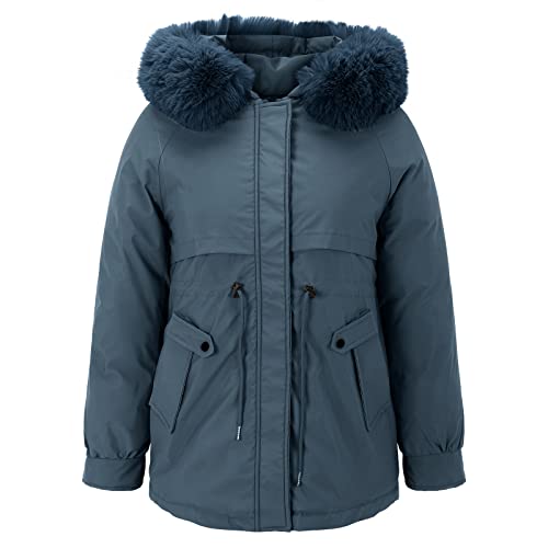 Manteau coton épais femme grande taille 3XL coupe ample confortable