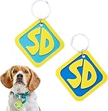 Baysowmaytow Dog Halloween Costumes, Pet Costumes, 2 Pack SD Collar Tags for Large Small Medium XS XL XXL Pet Puppy Dog, Halloween Decoration for Pet Puppy